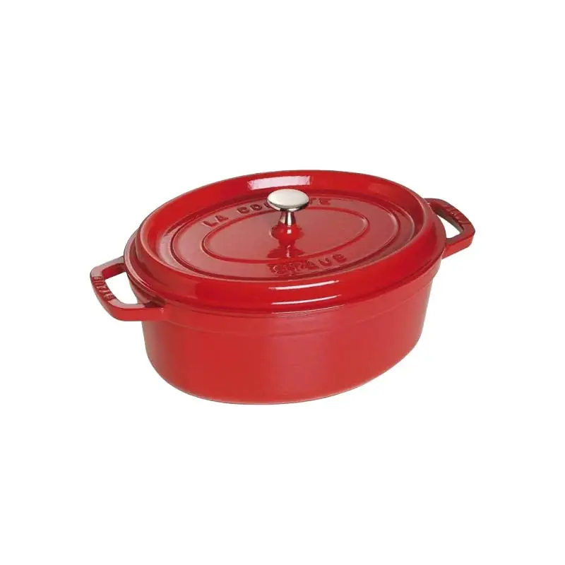 Super Prezzo Staub Cocotte ovale Rosso Ciliegia in Ghisa 29 cm