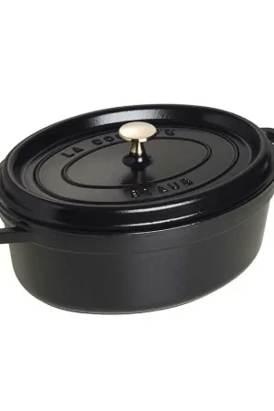 Staub Cocotte ovale in ghisa Nero 29 cm Spedito Oggi