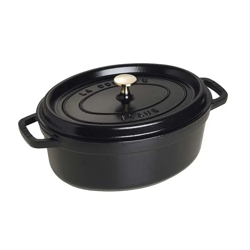 Staub Cocotte ovale in ghisa Nero 29 cm Spedito Oggi