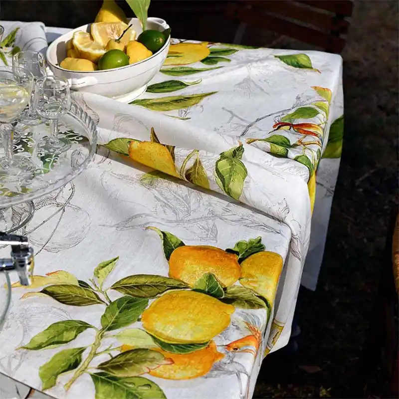 Tessitura Toscana Telerie Tovaglia Limoncello 160x230 cm Scelto Dai Clienti