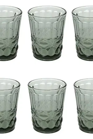 Offerta Limitata Tognana set 6 Bicchieri Solange Grigio 265cc