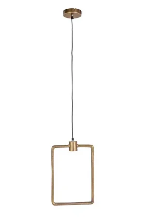 Compra Adesso EDG Enzo De Gasperi Lampadario Brass Rettangolare h38 cm