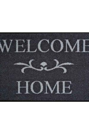 A Buon Prezzo Wash + Dry Tappeto Welcome Home Anthrazit 50x75 cm
