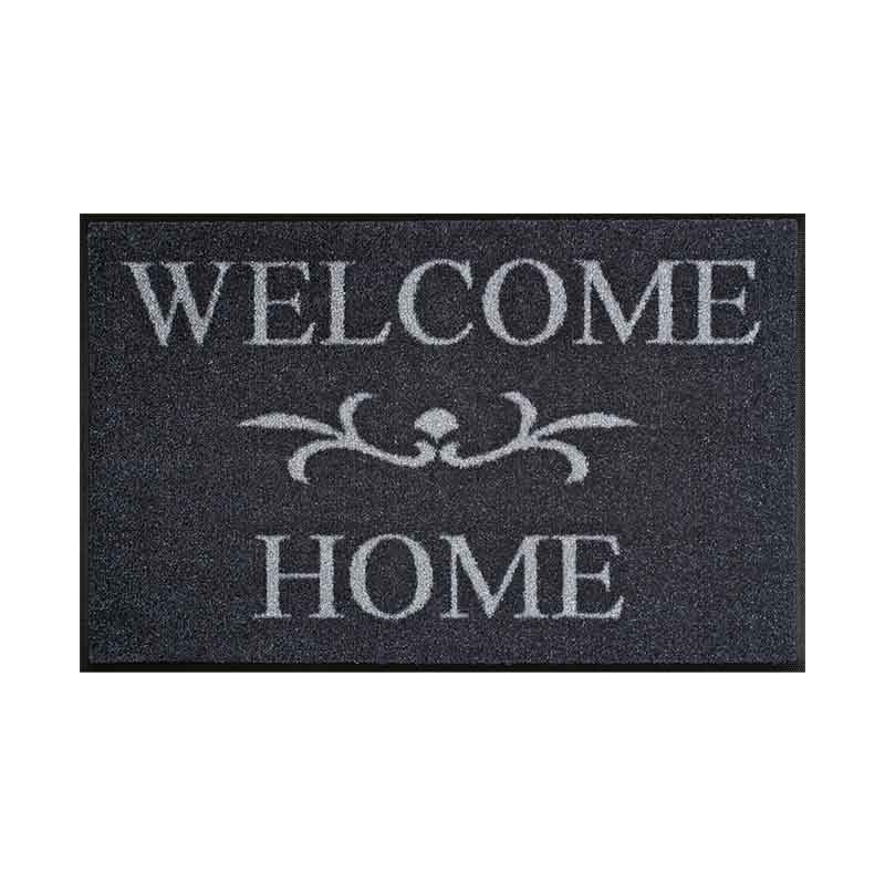 A Buon Prezzo Wash + Dry Tappeto Welcome Home Anthrazit 50x75 cm