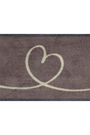 Wash + Dry Tappeto Lovita Brown 50x72 cm Pagamento Sicuro