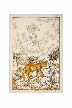Affare Tessitura Toscana Strofinaccio Savano Leopardo 50x70 cm