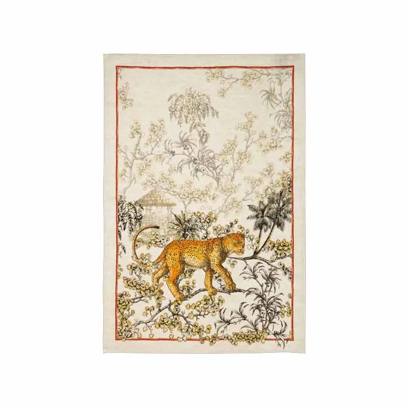 Affare Tessitura Toscana Strofinaccio Savano Leopardo 50x70 cm