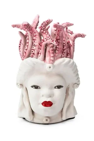 Verus Ceramiche Abhika Testa di Moro Lady Small Tentacles 22 cm Più Venduto