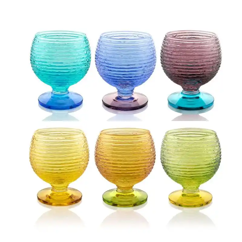 IVV Set sei calici Liquori Multicolor 70 ml Scelto Dai Clienti