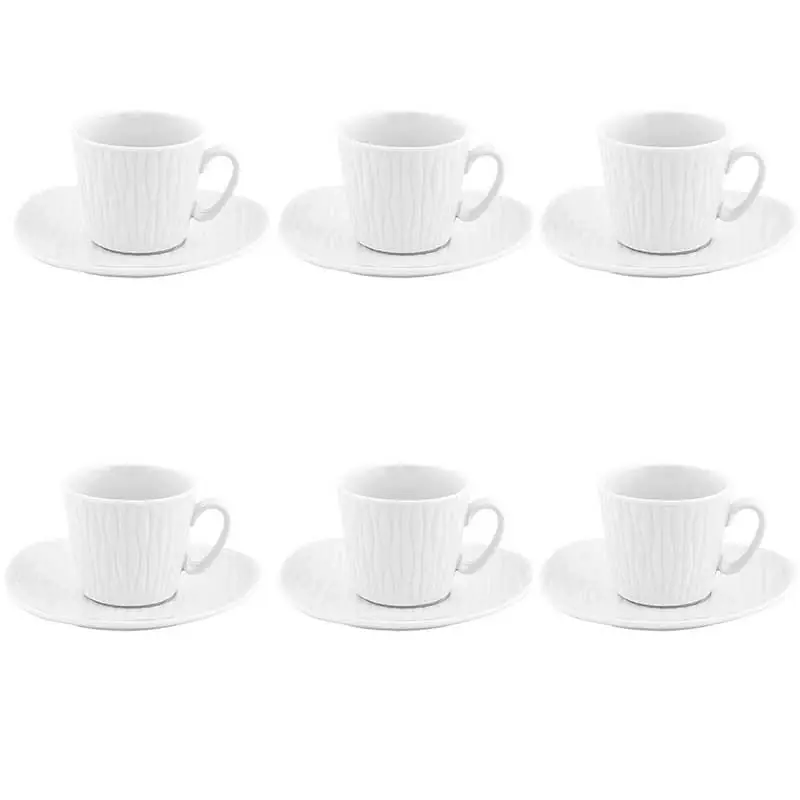 Villa Altachiara Servizio Caffè 6 Pezzi Ivory Ylang con piattino Ultima Occasione