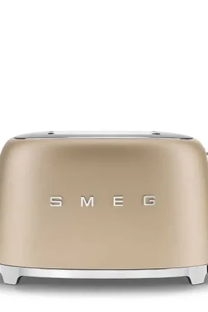 Offerta Speciale Smeg Tostapane 2 fette Champagne Opaco Anni 50 TSF01CHMEU