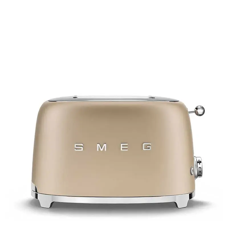 Offerta Speciale Smeg Tostapane 2 fette Champagne Opaco Anni 50 TSF01CHMEU