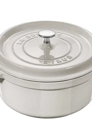 Esclusivo Staub Cocotte tonda 26 cm Tartufo Bianco