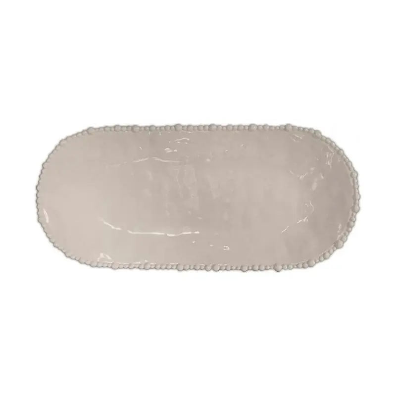 Direttamente Dal Produttore Baci Milano Vassoio Ovale Joke Tortora 53x24 cm