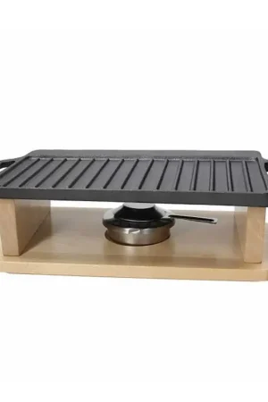 Novità Tognana Piastra Grill con Base Legno Fusion Taste 37x23 cm