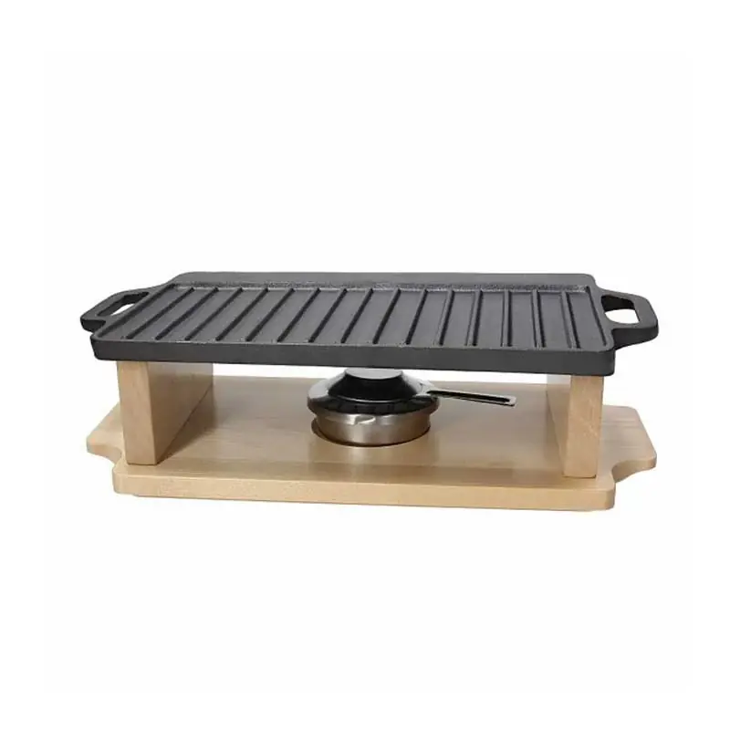Novità Tognana Piastra Grill con Base Legno Fusion Taste 37x23 cm
