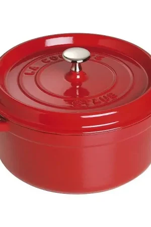 Staub Cocotte tonda Rosso Ciliegia 26 cm Super Prezzo