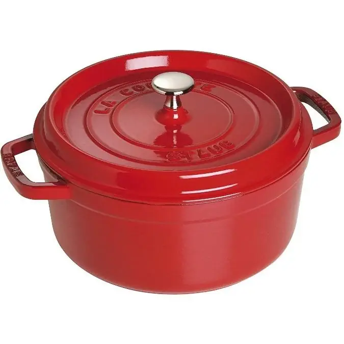 Staub Cocotte tonda Rosso Ciliegia 26 cm Super Prezzo