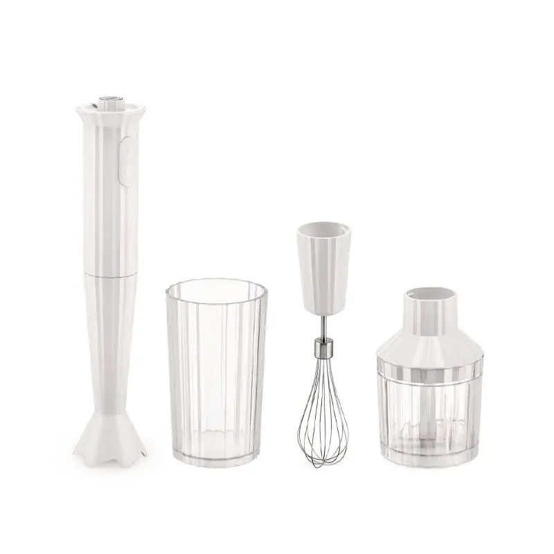 Alessi Kit Frullatore Immersione Plissé Bianco Promo Stagionale