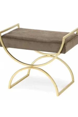 Sconto Fade Pouf Ramses Marrone 60x40x52 cm