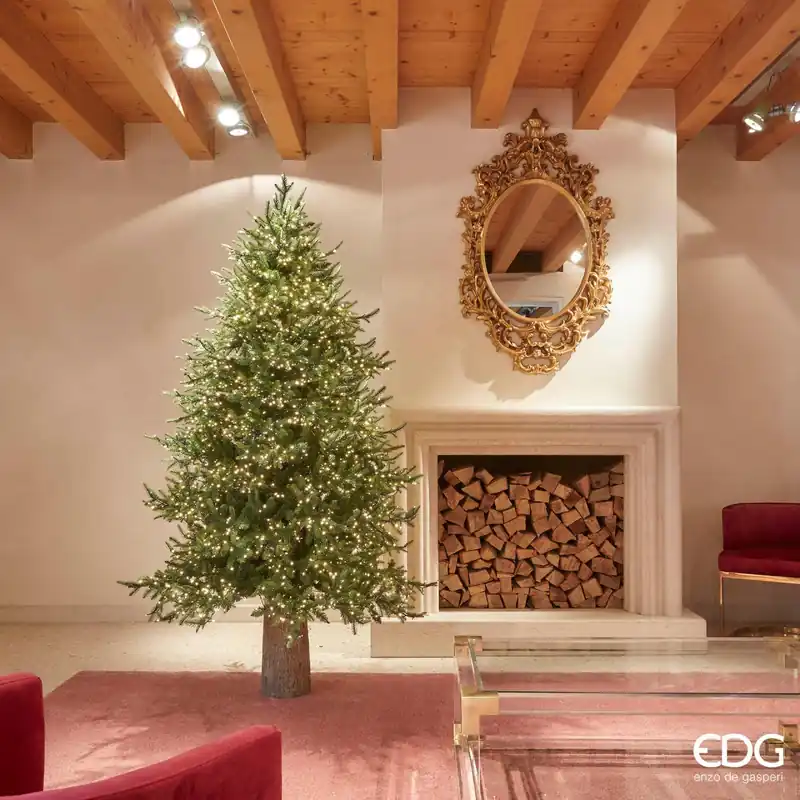 Subito Disponibile EDG Enzo de Gasperi Albero di Natale Pino Luxury 210 cm con 4000 mini led D142