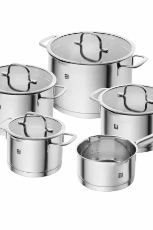 Zwilling Batteria di Pentole True Flow 9 pz Acciaio Inox Occasione Imperdibile