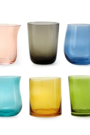 Consegna Rapida Fade Set 6 Bicchieri Acqua Celine 400 ml