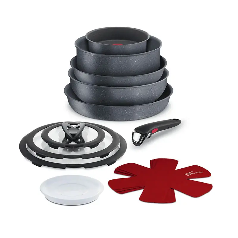 Lagostina Batteria di Pentole Ingenio Mineralis Green Set 13 pezzi Soddisfatti O Rimborsati