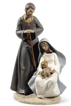 Prezzo Conveniente Nao Porcellane Natività Sacra Famiglia in gres 37 cm