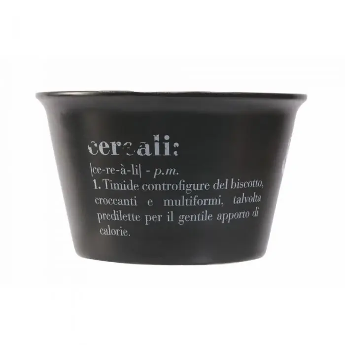Villa d‘este Tazza Bowl Victionary Yogurt & Cereali Con Scritta Di Tendenza