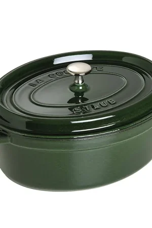 Staub Cocotte Ovale Verde Basilico 31 cm Soddisfatti O Rimborsati