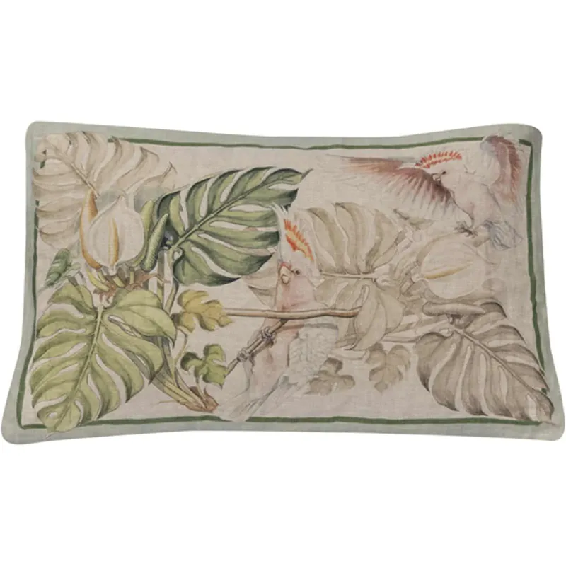 Ordina Subito Tessitura Toscana Telerie Cuscino e Federa Parrot Lino 40x60 cm