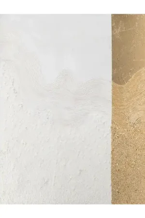 Agave Quadro Linea Dorata Dipinto a Mano 90x120 cm A Buon Prezzo