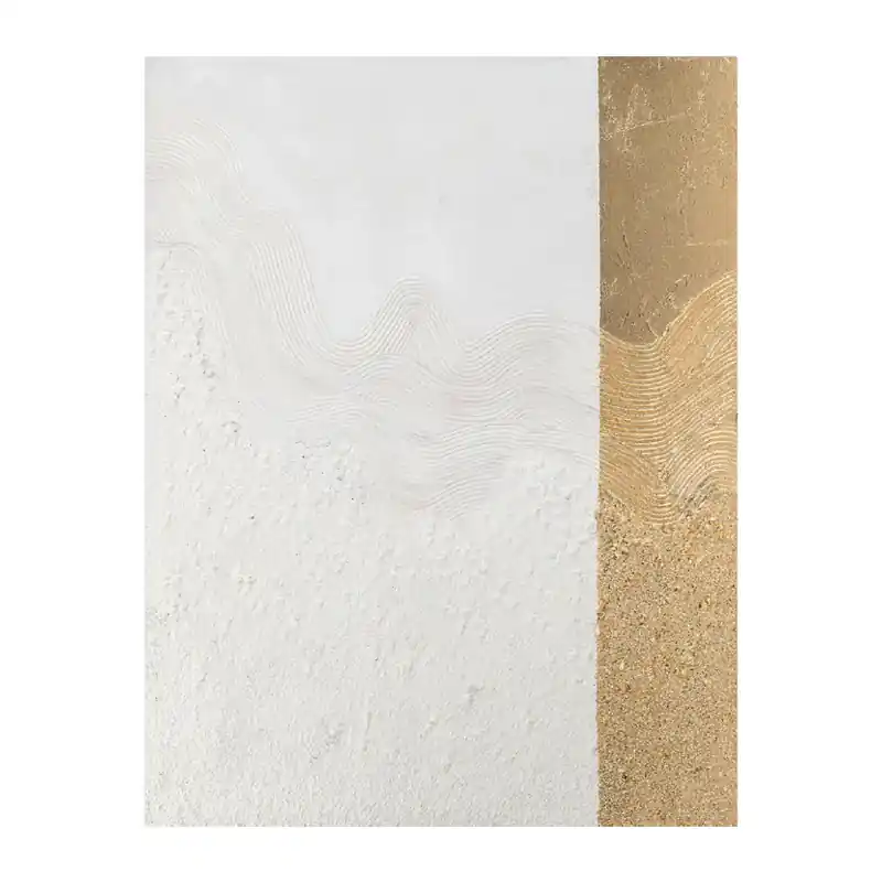 Agave Quadro Linea Dorata Dipinto a Mano 90x120 cm A Buon Prezzo