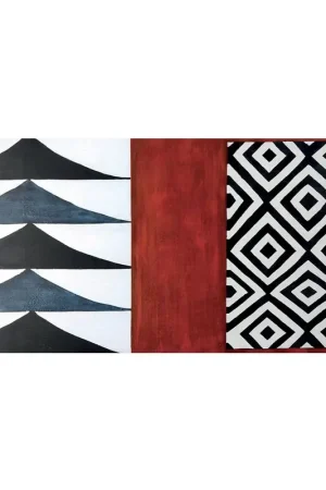 A Buon Prezzo Agave Quadro Kilim Dipinto a Mano 150x70 cm