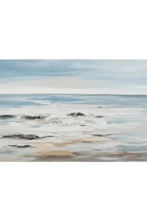 Agave Quadro Seaside Dipinto a Mano 140x70 cm Professionale