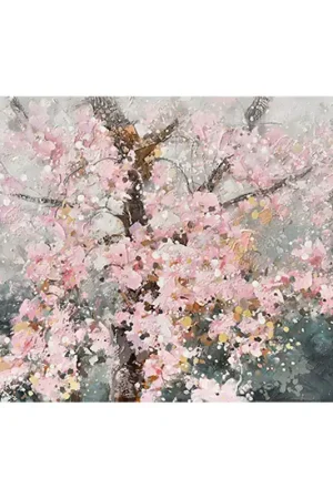 A Buon Prezzo Agave Quadro Primavera d‘oriente Dipinto a Mano 120x80 cm