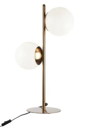 Subito Disponibile L‘Oca Nera Lampada da Tavolo in Metallo h56 cm