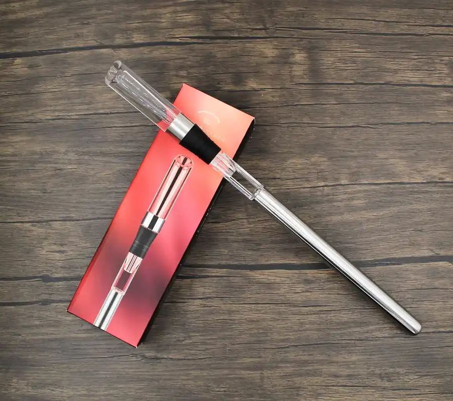 Occasione Imperdibile Tappo Ossigenatore Refrigeratore Vino 3 in 1 Acciaio inox 32 cm