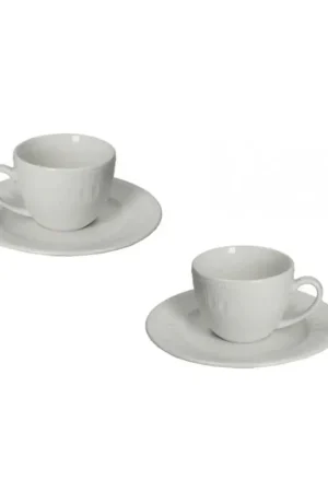 Brandani Set 2 Tazzine da Caffè Senza Tempo New Bone China Promo Stagionale