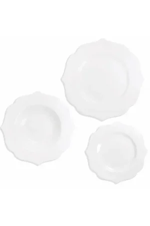 Brandani Servizio Tavola 18 pezzi Queen in Porcellana Promo Stagionale
