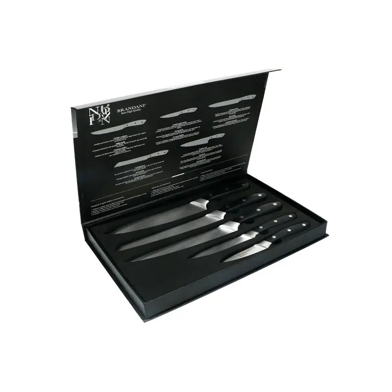 Brandani Set 5 Coltelli da Cucina in Acciaio Inox Affare