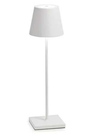 Occasione Imperdibile Zafferano Poldina pro Lampada da Tavolo Bianco Opaco 38 cm