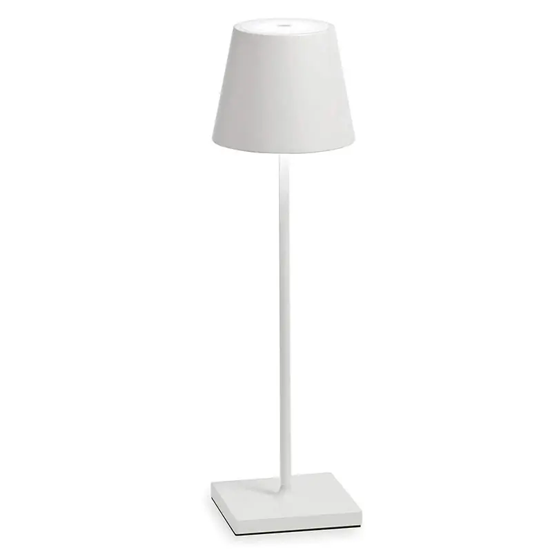 Occasione Imperdibile Zafferano Poldina pro Lampada da Tavolo Bianco Opaco 38 cm