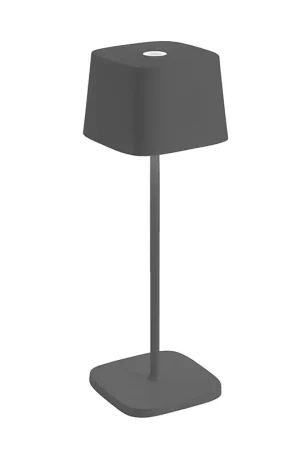 Zafferano Ofelia Pro Lampada da Tavolo Grigio Scuro Sconto