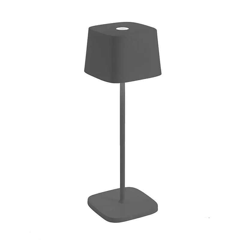 Zafferano Ofelia Pro Lampada da Tavolo Grigio Scuro Sconto