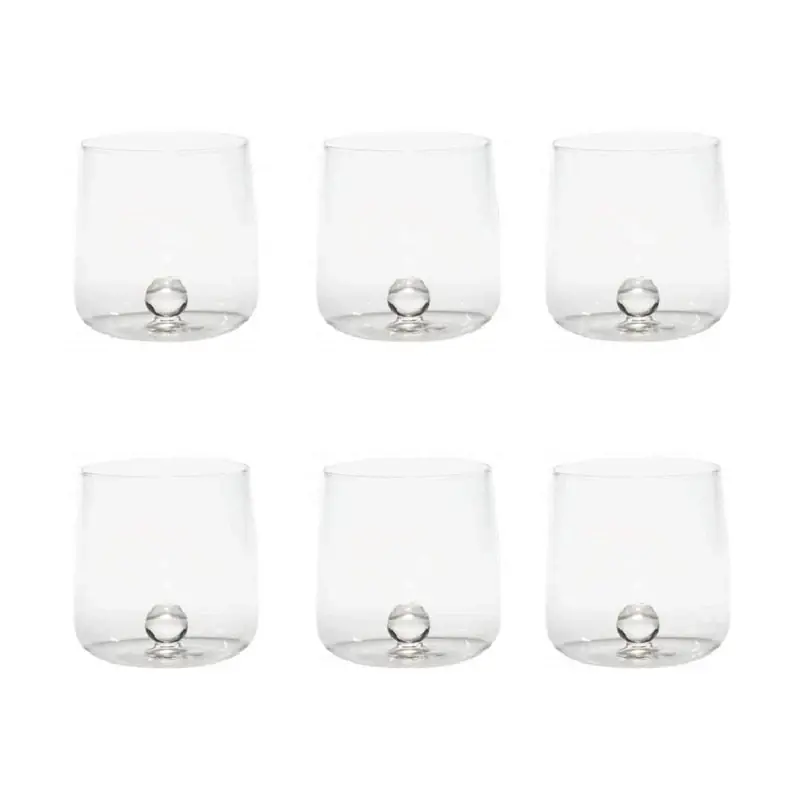 Non Perdere Zafferano Set 6 Bicchieri Tumbler Bilia Trasparenti 44 cl