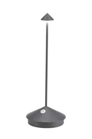 Zafferano Pina Pro Lampada da Tavolo Grigio Scuro Ultimissimo Modello