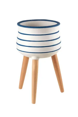 Ultime Pezzi L‘Oca Nera Cache Pot Alto in Ceramica D28 cm