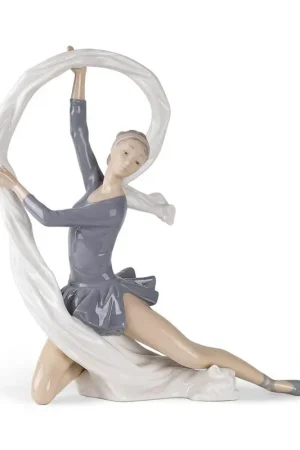 Offerta Nao Statua in Porcellana Ballerina H34 cm